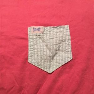 Frat Collection Seersucker pocket tee